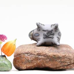 Handmade Ceramic Cat Figurine Small Kitten Sculpture, Table Decoration - Made To Order - thumbnail 4