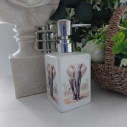 Beautiful Elephant Ceramic Soap Dispenser - thumbnail 3