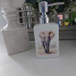 Beautiful Elephant Ceramic Soap Dispenser - thumbnail 2