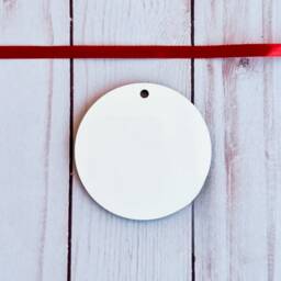 Santa Christmas Ornament Wooden Holiday Tree Bauble - thumbnail 3