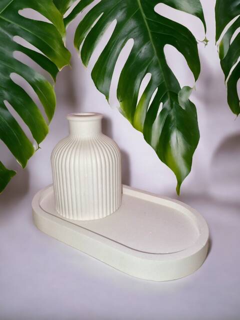 Pottery Set - Paint Your Own Pottery Choose Paint Brush Included -Home Decor Vase Flower Decor Simplicity - image 1