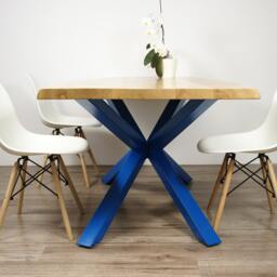 Metal Dining Table Legs For Marble & Glass Top. Steel Legs, Frame, Iron Reclaimed Wood - thumbnail 2