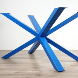 Metal Dining Table Legs For Marble & Glass Top. Steel Legs, Frame, Iron Reclaimed Wood - thumbnail 1