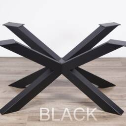 Metal Dining Table Legs For Marble & Glass Top. Steel Legs, Frame, Iron Reclaimed Wood - thumbnail 4