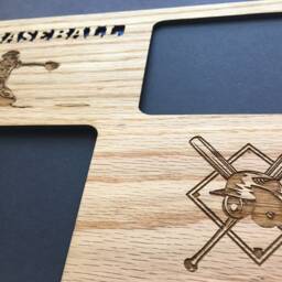 Baseball Catcher Picture Frame - 8x10 Player Gift, Coach Team Frame, Parent Gift - thumbnail 2
