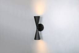 Wall Lighting Brass Candle Lamp Vanity Light Fixture, Art Sconce Mid Century Light - Hatzozra Model Ranor Design # - thumbnail 1