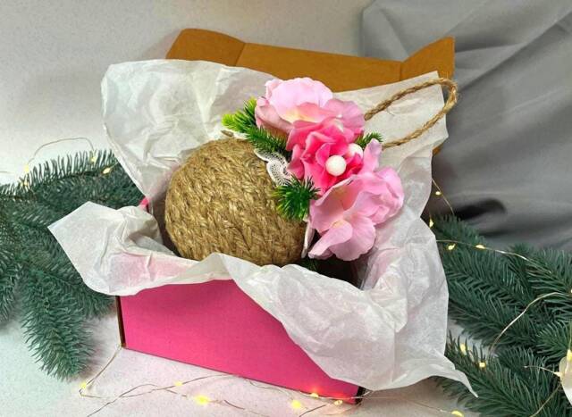 Christmas Tree Toy Ornaments For Gift Decoration Crochet Presents Rustic Home Decor Teacher Bowl Filler - image 1