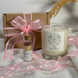 Personalised Zodiac Candle Gemini Birthday Gift With Matches - thumbnail 2