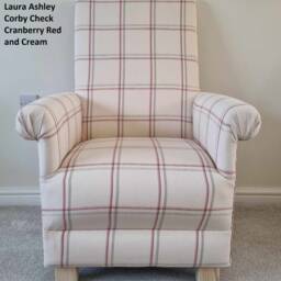 Laura Ashley Adult Armchair Parterre Sage Green Fabric Cranberry Red Floral Accent Chair Pink Grey Josette Belvedere Bacall Austen - thumbnail 4