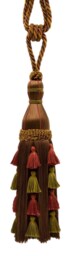 "D??copro Curtain & Drapery Tassel Tieback, Length 13"" - 33cm, Spread 35" - thumbnail 3
