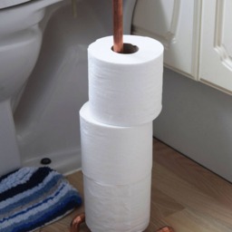Copper Toilet Roll Holder - thumbnail 2