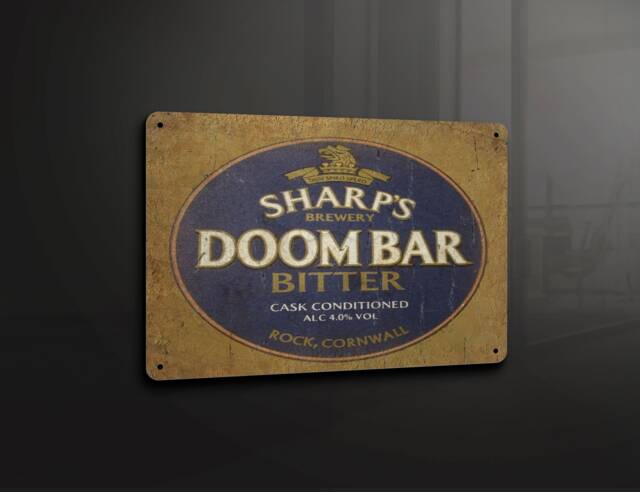 Doom Bar Bitter Larger Sharps Kitchen Home - Metal Sign Plaque Wall Art Decor Signage