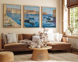 Set Of 3 Malta Travel Prints, Posters, Tropical Decor, Botanical Art, Maltese Wall Gift, Decor - thumbnail 1