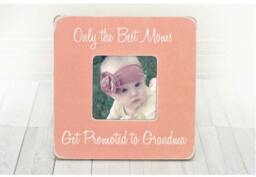 Mothers Day Gift For Nana Mom Grandma Papa Dad Grandparents Personalized Picture Frame Only The Best Moms Get Promoted To - thumbnail 1