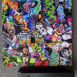Graffiti Street Art Coffee Table Small Or Side Table - thumbnail 2