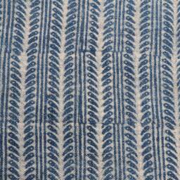 Hand Block Print Cotton Dhurrie Rug, Indian Boho Style - thumbnail 3