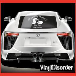 Fireman 1 in Loving Memory Custom Car Or Wall Vinyl Decal Stickers - Ilmfireman1Et - thumbnail 1