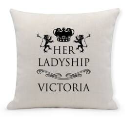 Personalised His Lordship & Her Ladyship Cushion Cover, Home Decor, Housewarming, Anniversary - thumbnail 3