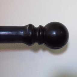 Curtain Rail Set-Uphandcrafted in The UK Wrought Iron - Forged Steel Free Fixing Kit - thumbnail 2