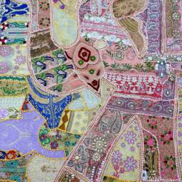 Elephant Tapestry Vintage Patchwork, Bohemian Wall Hanging - 80x100 Inches - thumbnail 3