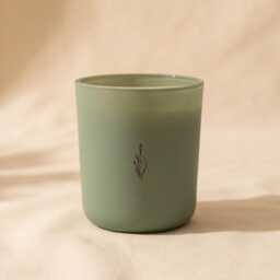 Carnelian Crystal Soy Candle, Wooden Wick Aromatherapy, Lemon Jasmine Vanilla Fragrance - thumbnail 4