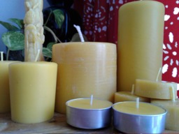 100% Natural Beeswax Candles