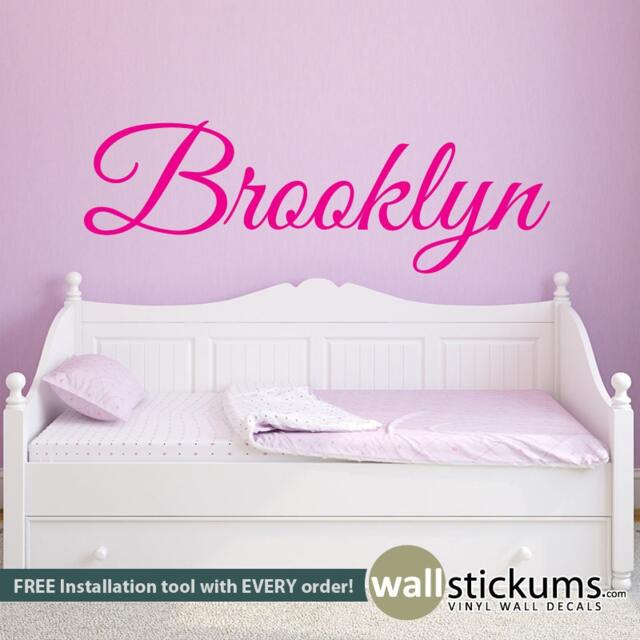 Personalized Girls Name Wall Decal - Nursery Decor, Vinyl Lettering - image 1