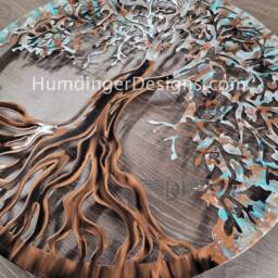 Large Metal Wall Art Tree Of Life - thumbnail 3