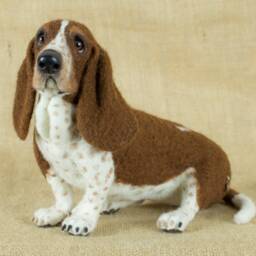 Made To Order Needle Felted Dog Custom Needle Felted Animal Sculpture - thumbnail 3