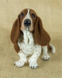 Made To Order Needle Felted Dog Custom Needle Felted Animal Sculpture