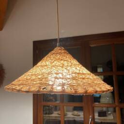 Brown Pendant Lamp Boho Style, Pendant Light Plug In, Lights, Plug in Light, Modern Lighting, - Annamite - thumbnail 3