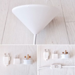 Brown Pendant Lamp Boho Style, Pendant Light Plug In, Lights, Plug in Light, Modern Lighting, - Annamite - thumbnail 4