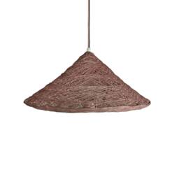 Brown Pendant Lamp Boho Style, Pendant Light Plug In, Lights, Plug in Light, Modern Lighting, - Annamite