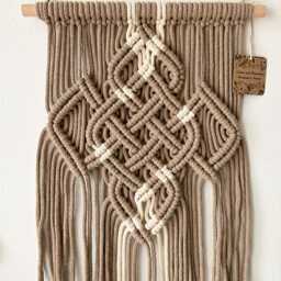 Celtic Wall Art, Sand & Cream, Irish Knot Decor Gift Made in Ireland - thumbnail 3
