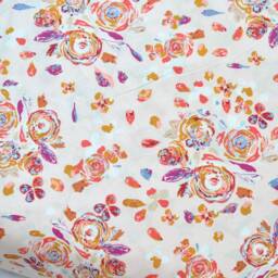 Fitted Crib Sheets-Rose Gold Floral Sheets-Baby Girl Boy Bedding-Rose Peach Nursery Bedding-Pink Baby Bedding - thumbnail 3