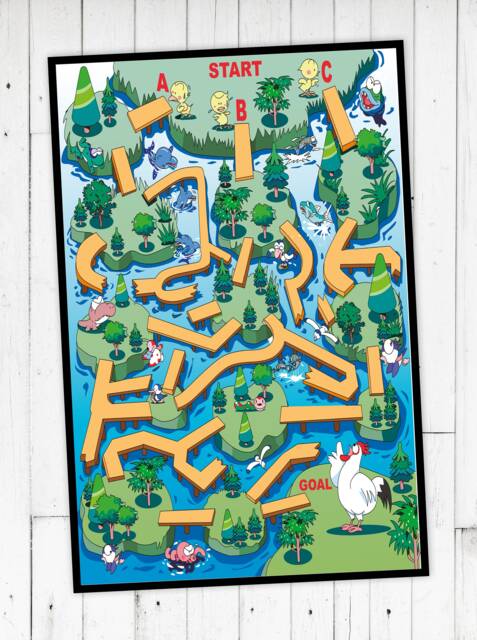 "Game Rug ""Chicken Maze"