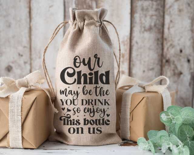 Teacher Bottle Bag, Gift End Of Term Gift, Best Teacher, Teaching Assistant, Thank You Wine Bag - image 1