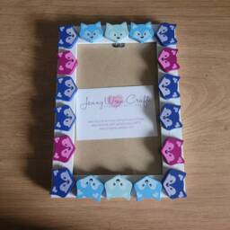 Colourful Wooden Fox Buttons Photo Frame 4 X 6 Inches - thumbnail 4