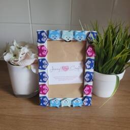 Colourful Wooden Fox Buttons Photo Frame 4 X 6 Inches - thumbnail 3