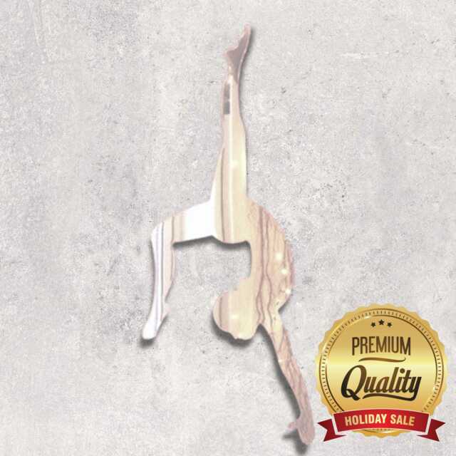 Gymnast Acrylic Mirror Wall Art - Many Size & Colour Options - Bespoke Items Made - image 1