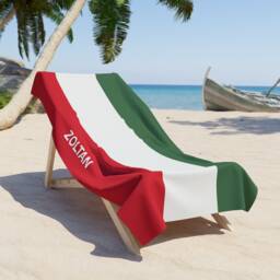 Hungary Beach Towel, Flag Towel, Of Hungary, Beach Tovel, Country Gift, Gift - thumbnail 1
