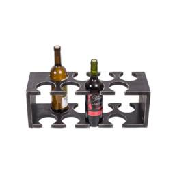 Wooden Wine Rack, Tabletop Wine Rack , Wood Rack, Holder, Rustic Lover Gift - thumbnail 4