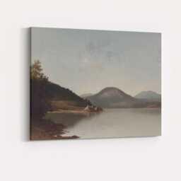 Serene Mountain Lake Wilderness Scenic Landscape Canvas Wall Art Print Decor Picture Ready To Hang - thumbnail 4