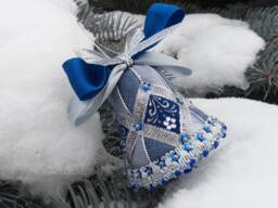 Hanging Decorations On The Christmas Tree Quilted Ornaments New Year Gifts Toy-Bell Year's Ornament Home Decor Patchwork
