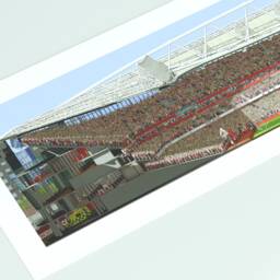 Ultra-Wide Arsenal Emirates Stadium Panoramic Print - Art Panorama Football Wall - Frame Not Included - thumbnail 3