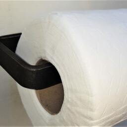 Toilet Roll Holder Industrial Style Wrought Iron - thumbnail 3