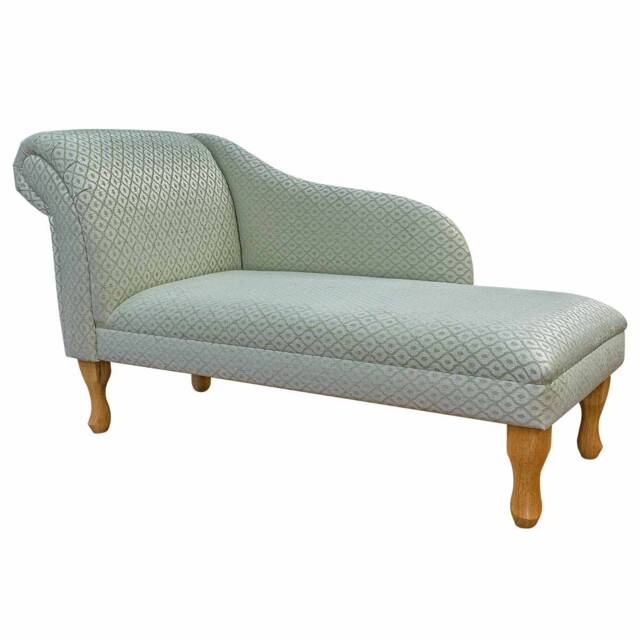 Handmade Vintage Green Trellis Chaise Longue - image 1