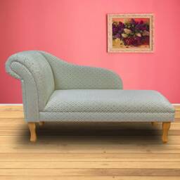 Handmade Vintage Green Trellis Chaise Longue - thumbnail 3