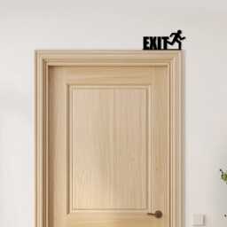 Door Topper Exit Sign Various Colours Top Of Decorative - Sign, Novelty Wall Decor, Frame Art, Art - thumbnail 3