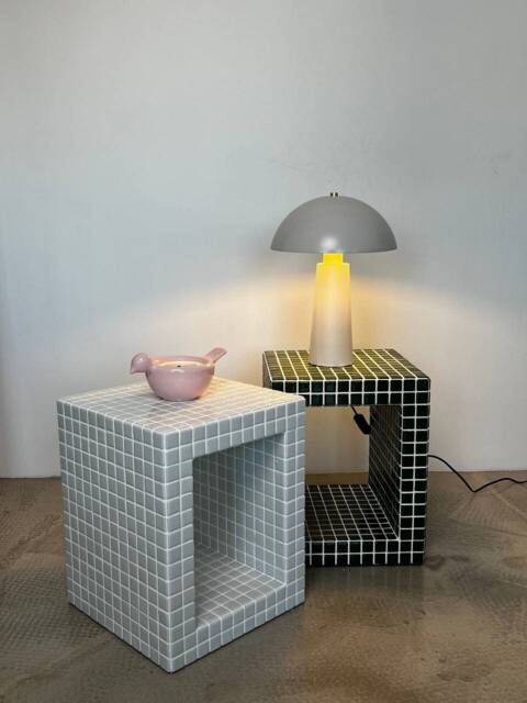 Tile Side Table - Handmade Furniture Designer Furniture Coffee Table - image 1